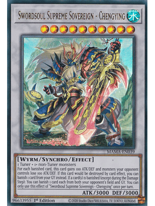 Swordsoul Supreme Sovereign - Chengying - MAMA-EN039 - Ultra Rare