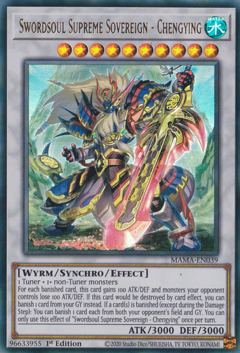 Swordsoul Supreme Sovereign - Chengying - MAMA-EN039 - Ultra Rare