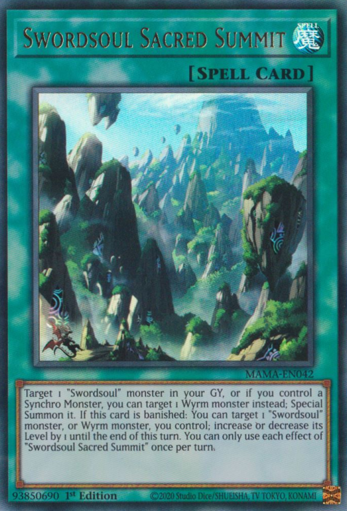 Swordsoul Sacred Summit - MAMA-EN042 - Ultra Rare 1