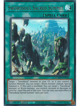 Swordsoul Sacred Summit - MAMA-EN042 - Ultra Rare