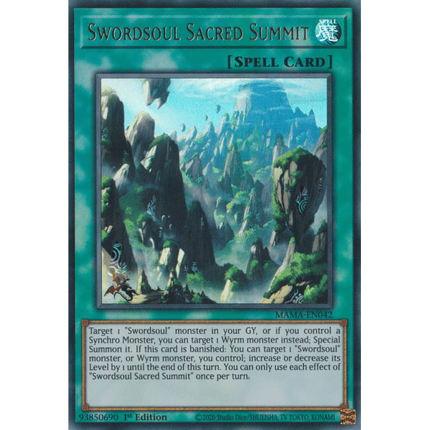 Swordsoul Sacred Summit - MAMA-EN042 - Ultra Rare