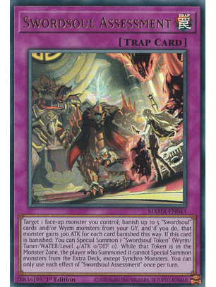 Swordsoul Assessment - MAMA-EN043 - Ultra Rare