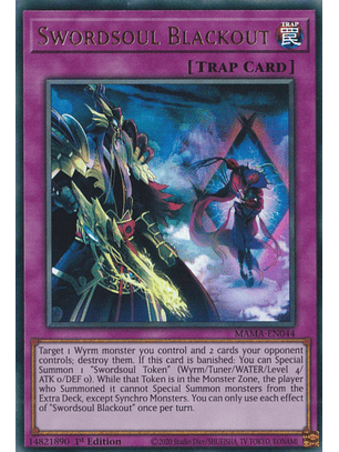 Swordsoul Blackout - MAMA-EN044 - Ultra Rare