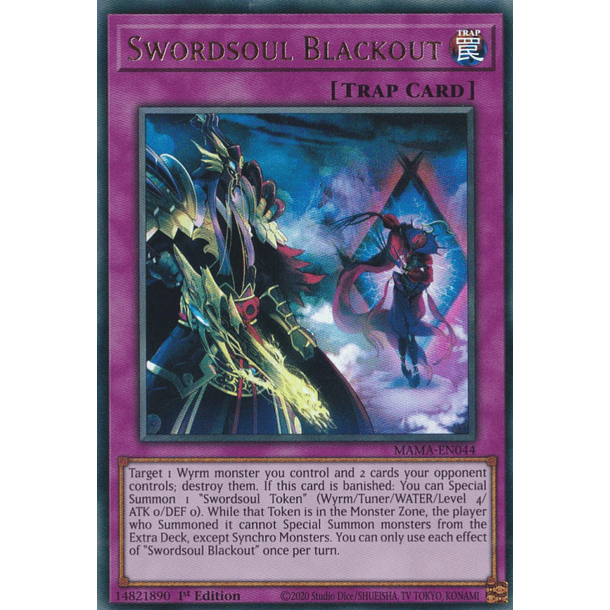 Swordsoul Blackout - MAMA-EN044 - Ultra Rare