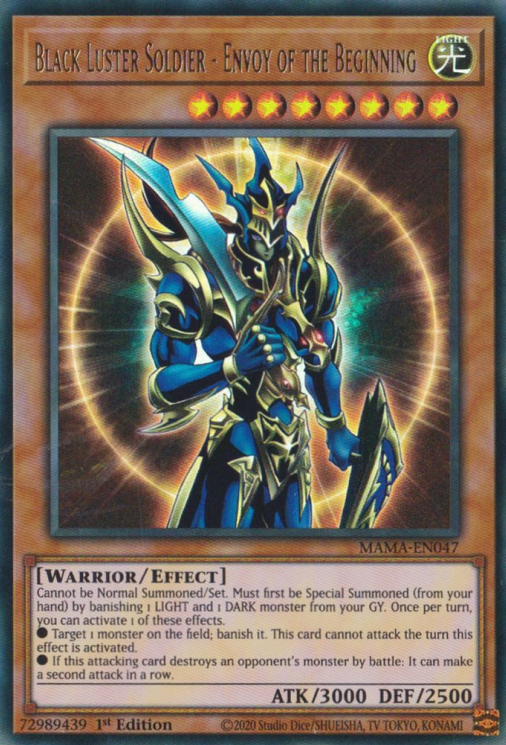 Black Luster Soldier - Envoy of the Beginning - MAMA-EN047 - Ultra Rare 1