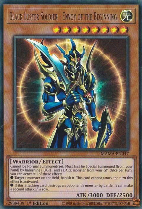 Black Luster Soldier - Envoy of the Beginning - MAMA-EN047 - Ultra Rare