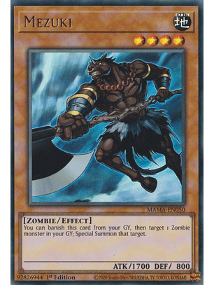 Mezuki - MAMA-EN050 - Ultra Rare