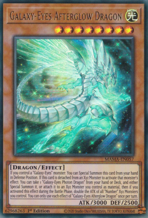 Galaxy-Eyes Afterglow Dragon - MAMA-EN057 - Ultra Rare 1