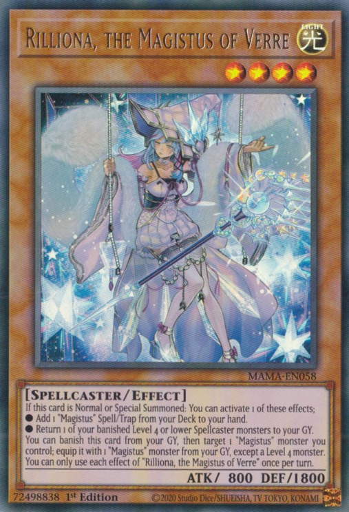 Rilliona, the Magistus of Verre - MAMA-EN058 - Ultra Rare 1