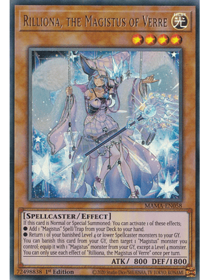 Rilliona, the Magistus of Verre - MAMA-EN058 - Ultra Rare