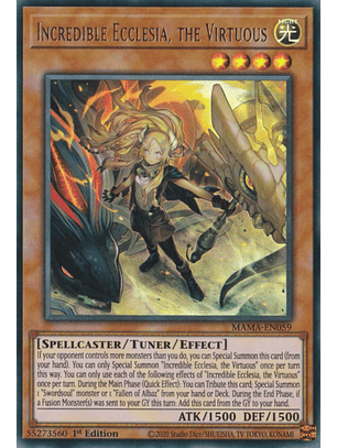 Incredible Ecclesia, the Virtuous - MAMA-EN059 - Ultra Rare