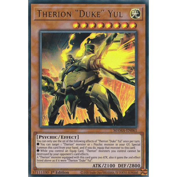 Therion "Duke" Yul - MAMA-EN061 - Ultra Rare