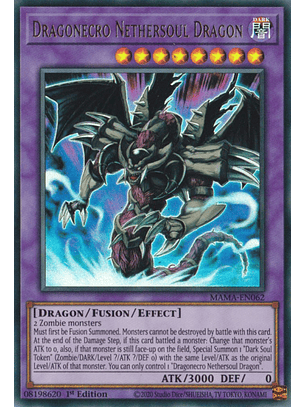 Dragonecro Nethersoul Dragon - MAMA-EN062 - Ultra Rare