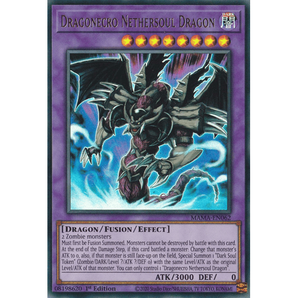 Dragonecro Nethersoul Dragon - MAMA-EN062 - Ultra Rare