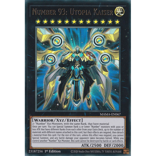 Number 93: Utopia Kaiser - MAMA-EN067 - Ultra Rare