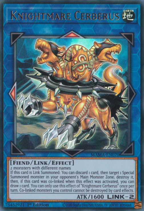 Knightmare Cerberus - MAMA-EN070 - Ultra Rare 1