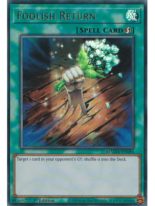 Foolish Return - MAMA-EN084 - Ultra Rare