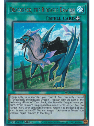 Dracoback, the Rideable Dragon - MAMA-EN091 - Ultra Rare