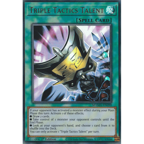 Triple Tactics Talent - MAMA-EN090 - Ultra Rare