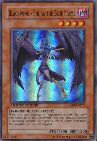 Blackwing - Shura the Blue Flame - RGBT-ENPP2 - Super Rare 1