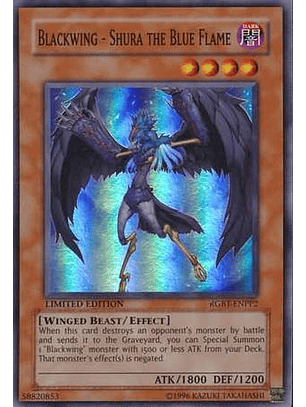 Blackwing - Shura the Blue Flame - RGBT-ENPP2 - Super Rare
