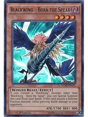 Blackwing - Bora the Spear - LC5D-EN111 - Ultra Rare