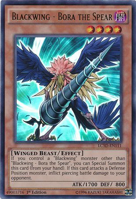 Blackwing - Bora the Spear - LC5D-EN111 - Ultra Rare
