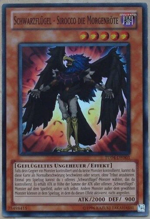 Blackwing - Sirocco The Dawn - AC11-DE013 -  Super Rare (aleman)