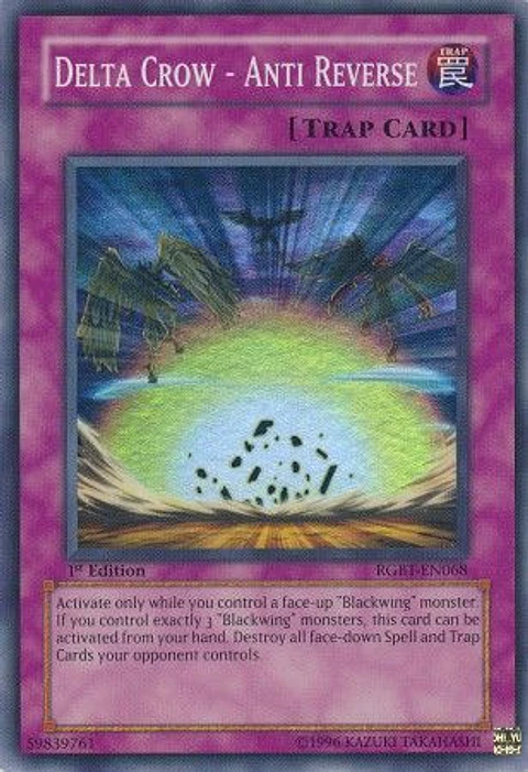 Delta Crow - Anti Reverse - RGBT-EN068 - Super Rare