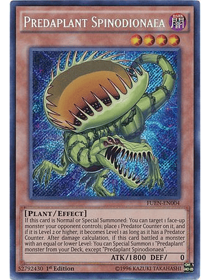 Predaplant Spinodionaea - FUEN-EN004 - Secret Rare