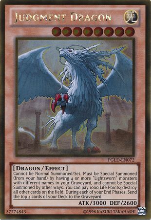 Judgment Dragon - PGLD-EN072 - Gold Rare  1