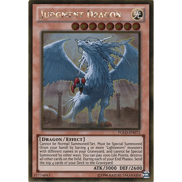 Judgment Dragon - PGLD-EN072 - Gold Rare 