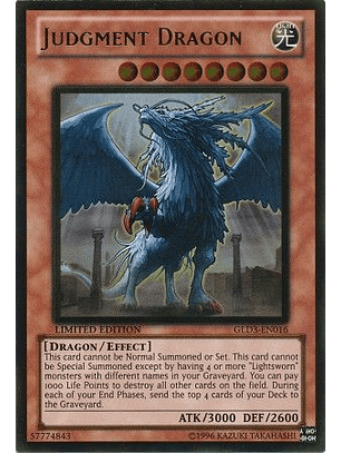 Judgment Dragon - GLD3-EN016 - Gold Rare