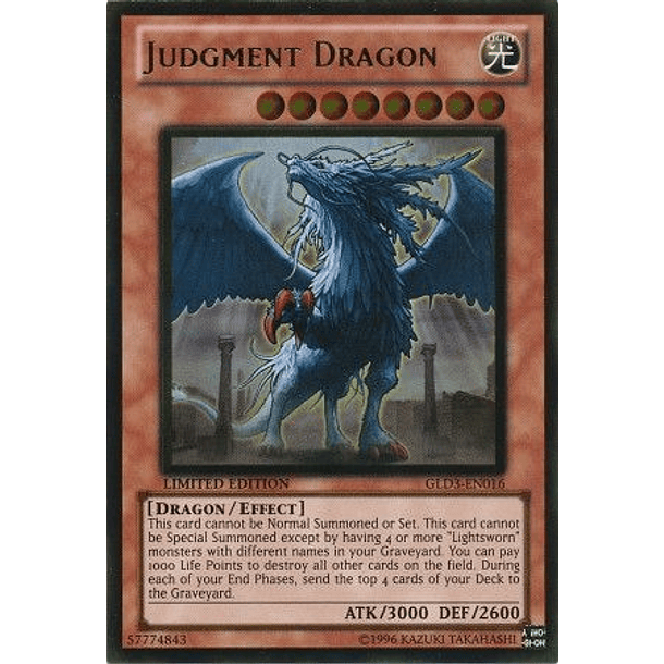 Judgment Dragon - GLD3-EN016 - Gold Rare