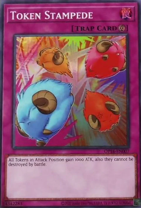 Token Stampede - OP16-EN007 - Super Rare