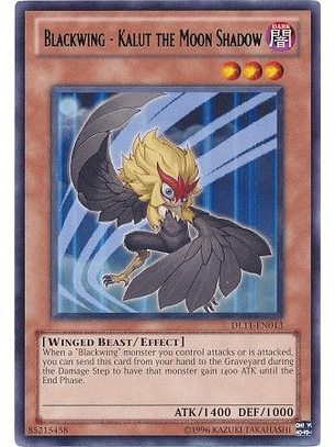 Blackwing - Kalut the Moon Shadow - DL11-EN013 - Rare (español) letras azules