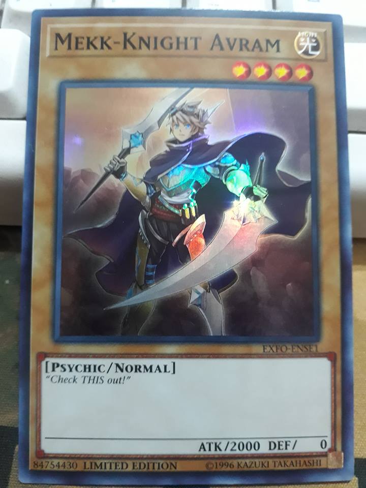 Mekk-Knight Avram - EXFO-ENSE1 - Super Rare Limited Edition  1
