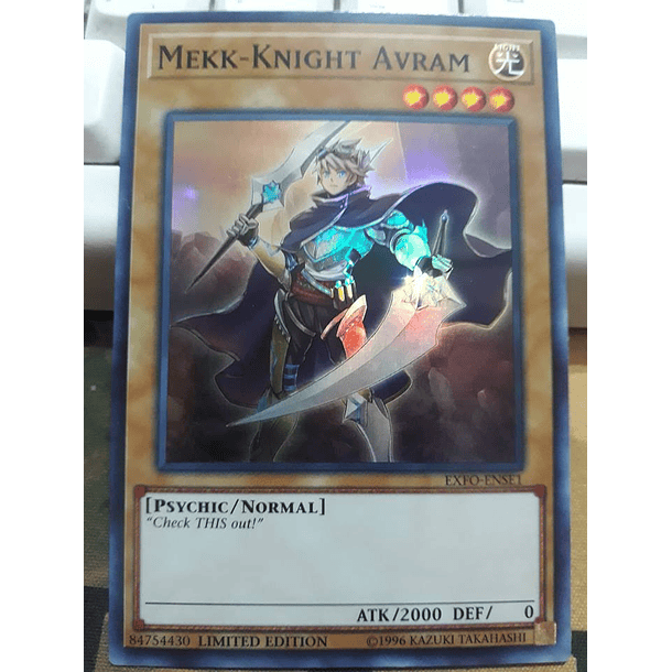 Mekk-Knight Avram - EXFO-ENSE1 - Super Rare Limited Edition 