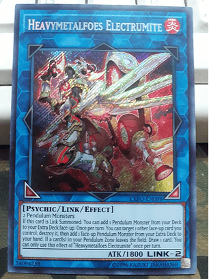 Heavymetalfoes Electrumite - EXFO-EN098 - Secret Rare 1st Edition