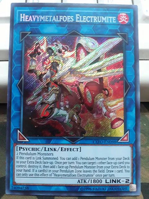 Heavymetalfoes Electrumite - EXFO-EN098 - Secret Rare 1st Edition