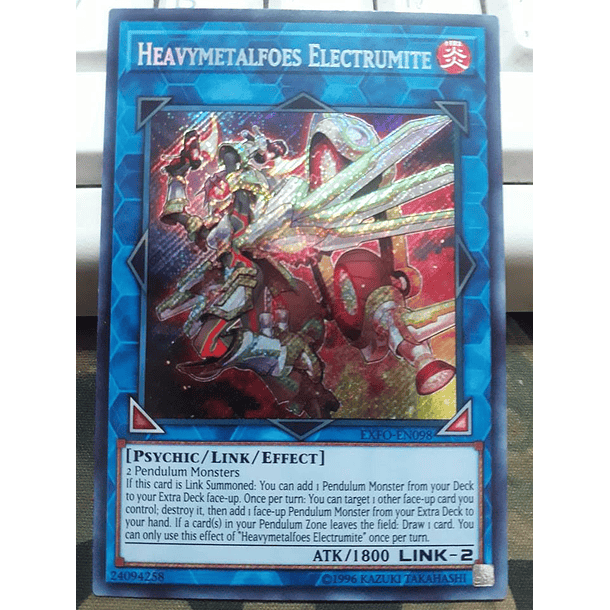 Heavymetalfoes Electrumite - EXFO-EN098 - Secret Rare 1st Edition
