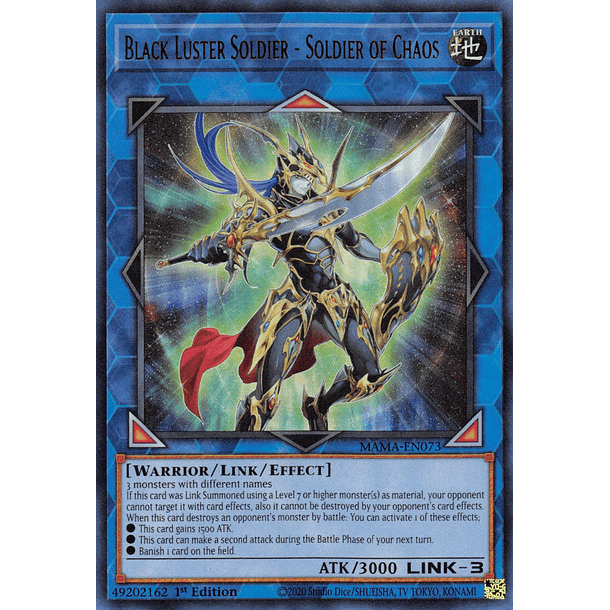 Black Luster Soldier - Soldier of Chaos - MAMA-EN073 - Ultra Rare