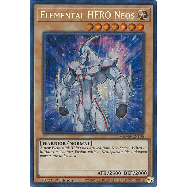Elemental HERO Neos - MAMA-EN106 - Pharaoh's Secret Rare