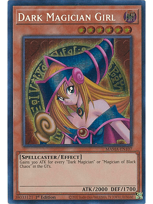 Dark Magician Girl - MAMA-EN107 -  Pharaoh's Secret Rare