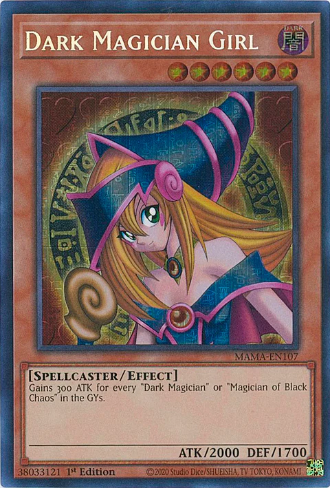 Dark Magician Girl - MAMA-EN107 -  Pharaoh's Secret Rare