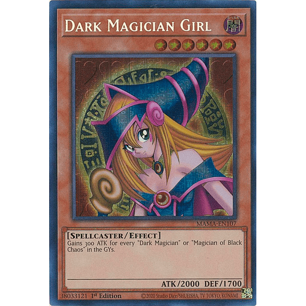 Dark Magician Girl - MAMA-EN107 -  Pharaoh's Secret Rare