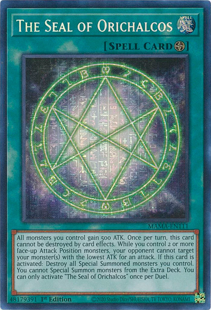 The Seal of Orichalcos - MAMA-EN111 - Ultra Rare 1