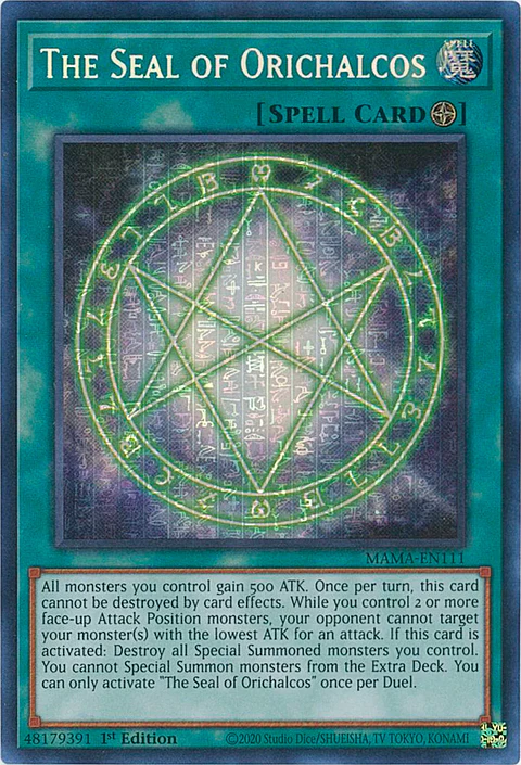 The Seal of Orichalcos - MAMA-EN111 - Ultra Rare