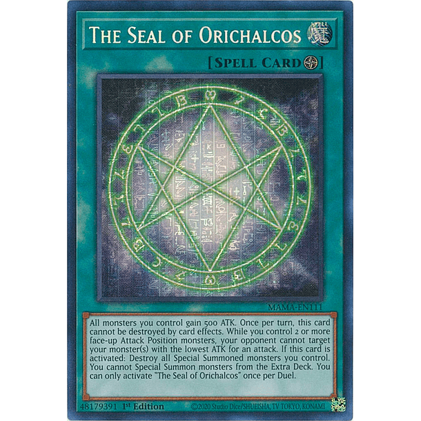 The Seal of Orichalcos - MAMA-EN111 - Ultra Rare