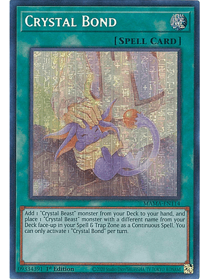 Crystal Bond - MAMA-EN114 - Pharaoh's Secret Rare